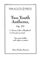 Two Youth Anthems Two-Part choral sheet music cover